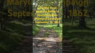 Driving by an old historic Civil War Road in Maryland on South Mountain [upl. by Acsot]