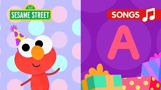 Elmos Birthday Party ABCs  Sesame Street Animated Songs [upl. by Esiuole74]