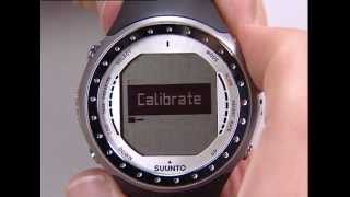 Suunto D6  D9  how to calibrate the compass [upl. by Hospers]