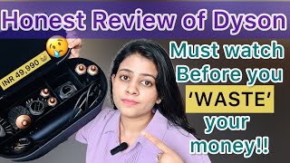 Honest review of Dyson Hair styling tool worth Rs 49990  Is it worth buying dyson [upl. by Ahsropal]