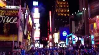 New Years Eve Times Square 20132014 LIVE video from 46th amp Broadway [upl. by Rothstein]