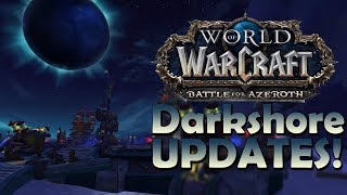 Battle for Darkshore Zone UPDATES 81 Warfront  Battle for Azeroth [upl. by Vasiliki]