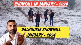 Dalhousie Snowfall 2024  Snowfall in Dalhousie in January 2024  Live Snowfall in Dalhousie 2024 [upl. by Davilman]