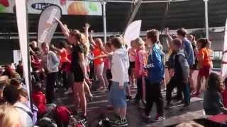 Wereldrecordpoging Doe de Kanga bij Koningsspelen Breda 2014 [upl. by Gotthard]