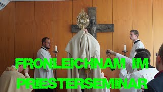 Fronleichnam im Priesterseminar 2021 [upl. by Yensehc434]