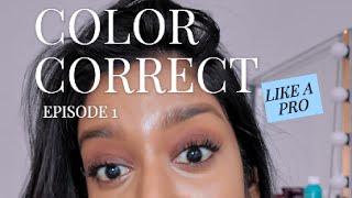 How to Color Correct dark marks  hyperpigmentation  dark circles and melasma on Brown Skin [upl. by Navoj]