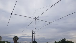 ESTA ANTENA DE RADIOAFICIONADO ES EL CORAZON DE LA ESTACION LU8MIL WALMAR MA3340 [upl. by Taber323]