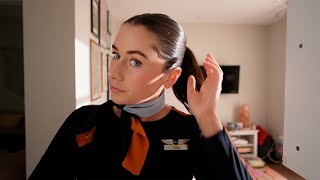 Flight attendant mini vlog in Aruba [upl. by Ahsirtak259]