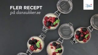 Vaniljpannacotta med limemarinerade bär [upl. by Ariamo]