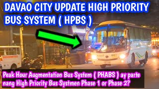 DAVAO CITY HIGH PRIORITY BUS SYSTEM PHASE 1 [upl. by Ardiek]