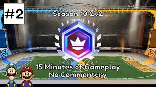 Season 10 2v2 Grand Champion 15 Minutes of No Commentary Gameplay 2  No Commentary Themed Music [upl. by Neisa]