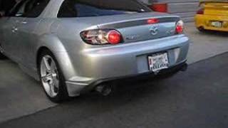 Agency Power Mazda RX8 Catback Exhaust [upl. by Yrakcaz]