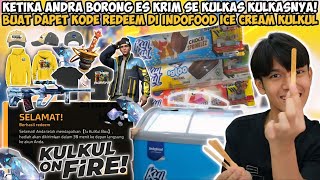 KETIKA ANDRA BORONG ES KRIM SE KULKAS KULKASNYA BUAT DAPET KODE REDEEM DI INDOFOOD ICE CREAM KULKUL [upl. by Ensign]