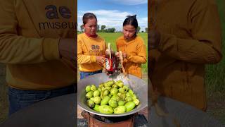 So Yummy Green Mango​ amp Shrimp Paste Fried shorts mango yummy [upl. by Glennie]