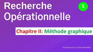 Recherche opérationnelle RO en Darija Chapitre II Méthode graphique  EP 5 [upl. by Baugh]