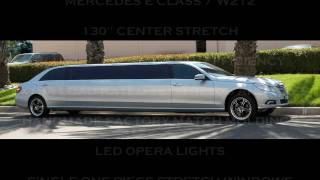 2010 MERCEDES E CLASS LIMOUSINE LIMO BY QUALITY COACHWORKS [upl. by Eitsud]