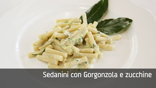 Sedanini al gorgonzola e zucchine [upl. by Ahseat]