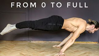 All Planche Progressions from 0 to Full [upl. by Valdas]