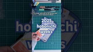 moving to the 2025 hobonichi weeks  katdrawsco weeklyplanning hobonichi [upl. by Ardie]