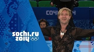 Evgeny Plyushchenko Wows His Home Crowd  Figure Skating Team Event  Sochi 2014 Winter Olympics [upl. by Aneekas695]