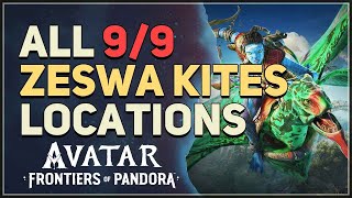 All 9 Zeswa Kites Locations Avatar Frontiers of Pandora [upl. by Winthorpe]