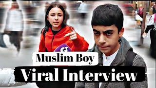 Muslim Boy Viral Interview In Turkey [upl. by Aenehs185]