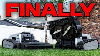 Worlds FIRST Robot Mower with Real Mower Blades – Insane Results [upl. by Lauri811]