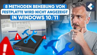 8 Methoden zur Behebung von Festplatte wird nicht in Windows 1011 angezeigt  Recoverit [upl. by Hacissej534]