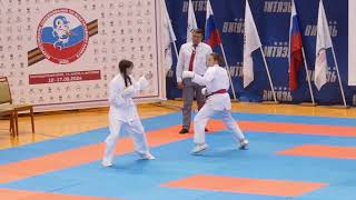 AllRussian competitions in allstyle karate September 2024 Shotokan karate Kumite [upl. by Eusassilem]