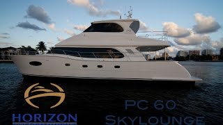 Horizon Yachts PC 60  Power Catamaran  Performance and panache [upl. by Nolram825]