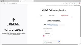 nsfas account recovery without phone number and email address [upl. by Kcirdehs]