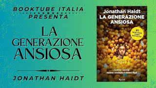 Presentazione Libro “LA GENERAZIONE ANSIOSA” di Jonathan Haidt [upl. by Jeramey]