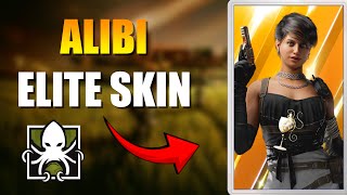 NEW Alibi ELITE Skin  INGame Showcase  Rainbow Six Siege [upl. by Tnayrb639]