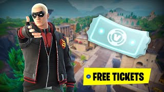 HOW TO GET MORE FREE RETURN  REFUNDS TICKET IN FORTNITE CHAPTER 4 FULL REFUND TICKET TUTORIAL [upl. by Nrehtac]