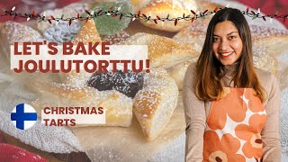 Lets Bake Joulutorttu  Finnish Christmas Tarts [upl. by Ajim802]