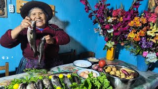 Vamos hacer Trucha Frita con papa y Ensalada  Todo Fresco [upl. by Anawd]