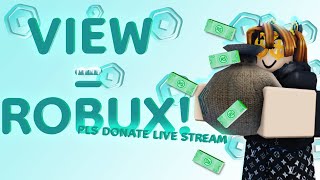 DONATING  RAISING IN MY NEW DONATION GAME ROBLOX [upl. by Pauwles146]