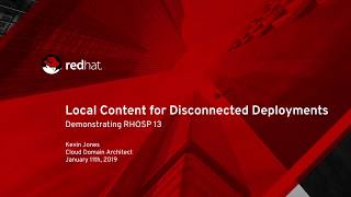 Requirements for RHOSP 13 in Disconnected Environments [upl. by Girhiny]