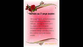 Nefsini 3 şeye Alıştır 🌹🤲🤲zikir dua amin [upl. by Hcir]