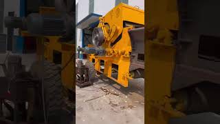 Drum wood chipper for producing big size wood chips [upl. by Noswal]