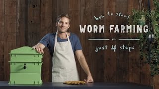 How to start a worm farm in 4 steps vermiculture made easy [upl. by Utas]