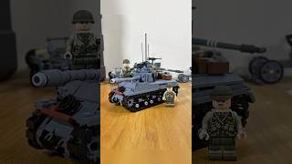 Lắp ráp xe tăng M4A3E8 Sherman của Mỹ bằng đồ chơi LEGO😱 lego shorts [upl. by Demakis]