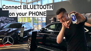 CONNECT BLUETOOTH on your Mercedes [upl. by Kcirddahc]