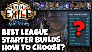 POE 322 Best League Starter Builds  How To Pick The Best One For YOU  Tytykiller was right [upl. by Leon952]