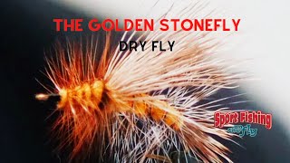 FLY TYING THE GOLDEN STONEFLY DRY FLY [upl. by Haneen]