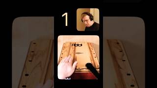 Matching guitar riffs on cajon part 1 [upl. by Eirena]