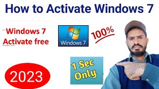 windows 7 activate karne ka tarikahow to activate windows windows 7 activatorwindows 7techussain [upl. by Harelda789]