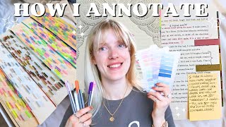 How I Annotate My Books 📖✨ Supplies Examples amp Beginners Tips [upl. by Fidellas]