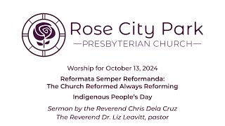 RCPPC  October 13 2024  Sermon [upl. by Kingsly]