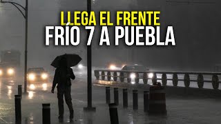 ¿Seguirán las lluvias Conagua advierte llegada del Frente Frío 7 [upl. by Neibaf]